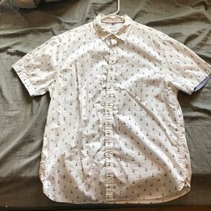 NWOT Denim & Flower Ricky Singh Anchor Print Shirt